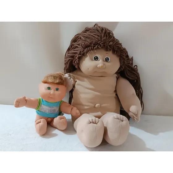 Lote 2 Muñecas Cabbage Patch Mattel By Lily Ledy 1982 Vintag