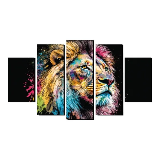 Cuadros Decorativos Modernos Para Sala León Artistico