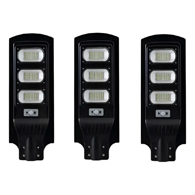 Pack X 3 Foco Solar Led  120w Luminaria Full + Soporte 