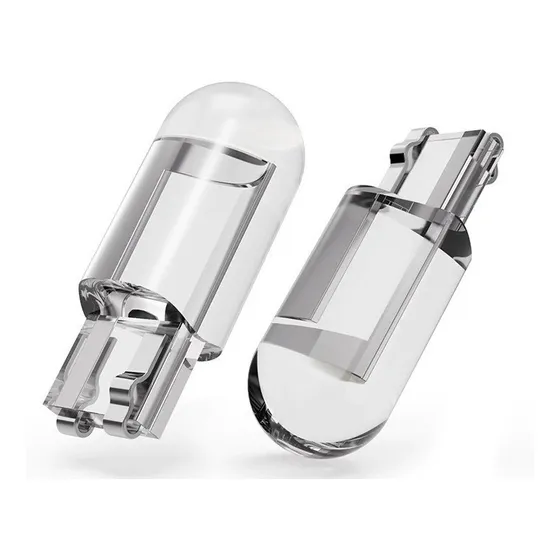 Bombillos Led T10 12v X2 Und. Blanco Cálido