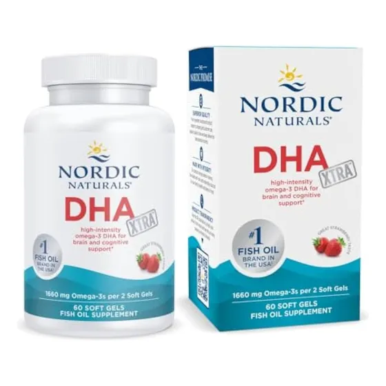 Nordic Naturals Dha Xtra, Fresa, 60 G