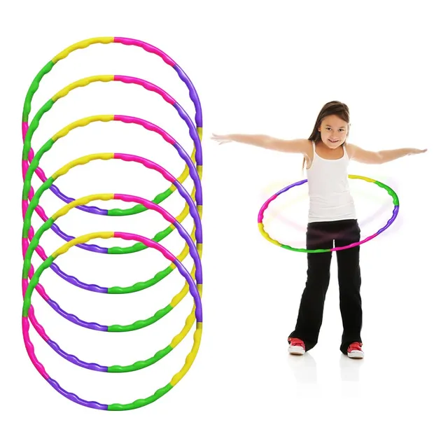 Hula Hoop Artcreativity Para Niños Paquete De 6 Ajustable
