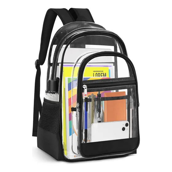 Kimnerpu Mochila Transparente, Mochila Transparente De Pvc R