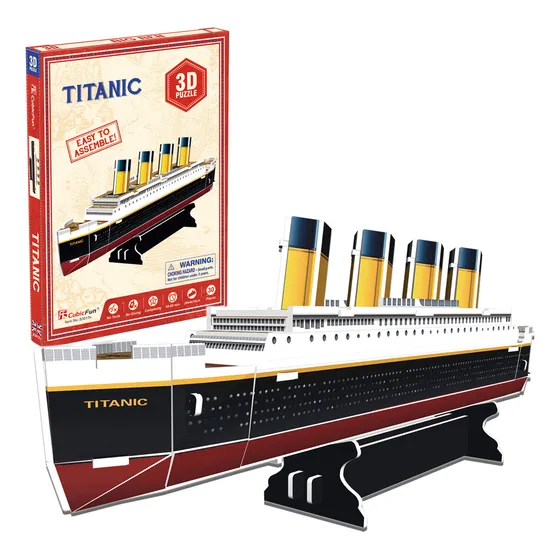 Puzzle 3d Barco Titanic Cubicfun 67332