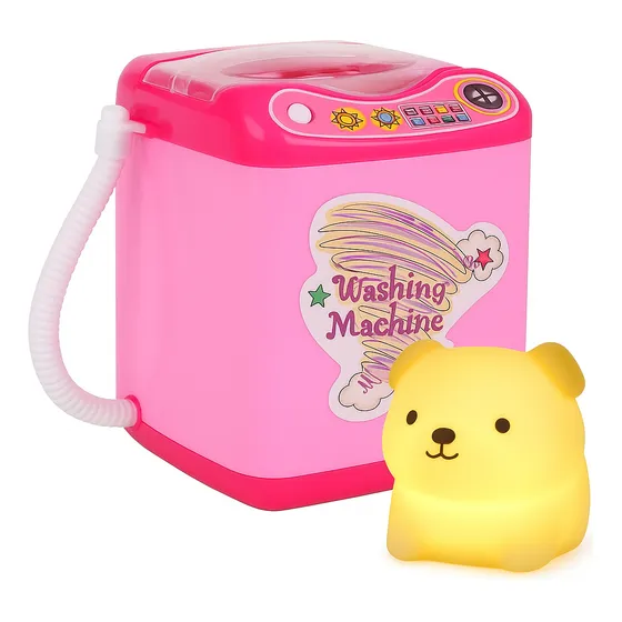 Mini Lavadora Tipo Yogo Yogo + Ilumimochi Sorpresa De Regalo