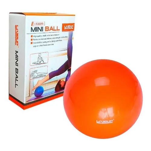 Bola Yoga Pilates Fisio Overball Liveup Ls3225 25cm Laranja