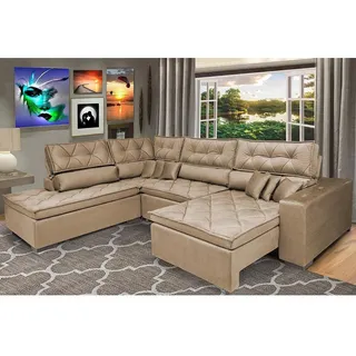 Sofa De Canto RetrĂĄtil,reclinĂĄvel Cama Inbox Platinum Castor Sofa De Canto RetrĂĄtil,reclinĂĄvel Cama Inbox Platinum Castor