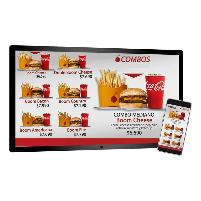 Menú Animado Digital Personalizado Para Tv Y Redes Sociales