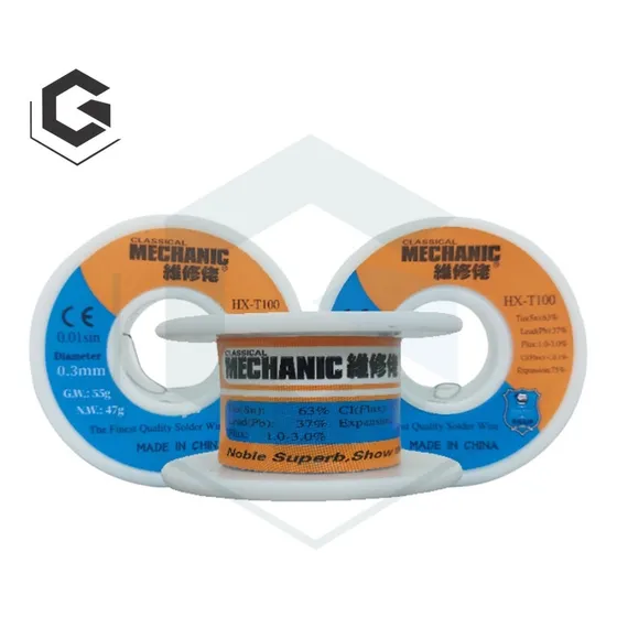 Estaño Rollo Mechanic Hx-t100 55g 0.3 Mm