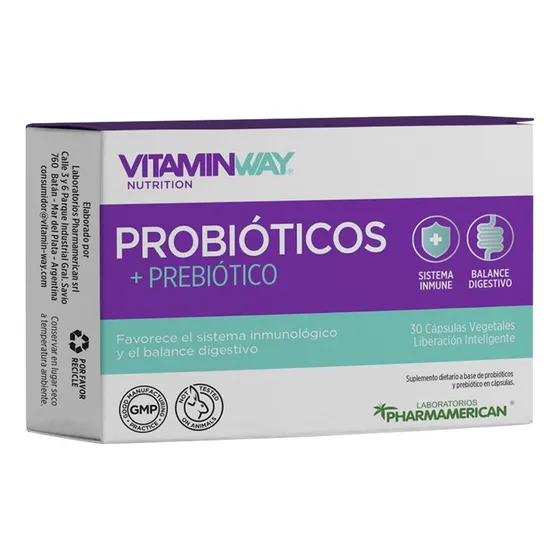 Vitamin Way Probióticos Prebiótico Sistema Digestivo Inmune