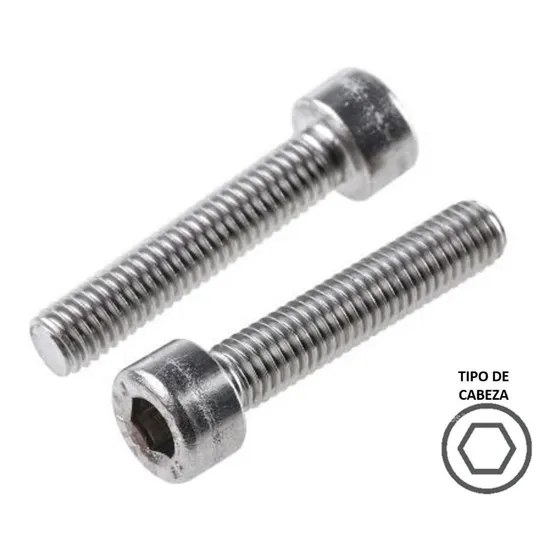 Kit Tornillo Allen Cilindrico Inox. M8 X 50mm (50 Pzs)