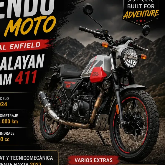 Royal Enfield Scram 411 En Perfectas Condiciones Varios Extr
