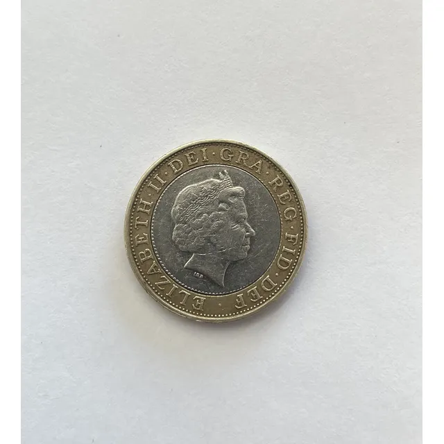 Moneda Two Pounds Reyna Elizabeth 2