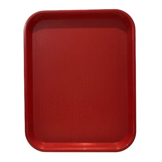 Bandejas Comida Rápida Rojo Winco 45x35