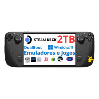 Console Valve Steam Deck 2tb Standard + Dualboot Com Windows + Emudeck Console Valve Steam Deck 2tb Standard + Dualboot Com Windows + Emudeck
