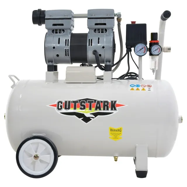 Compresor de aire eléctrico portátil Gutstark Mkz-comprdentbla 50L 1hp 127V