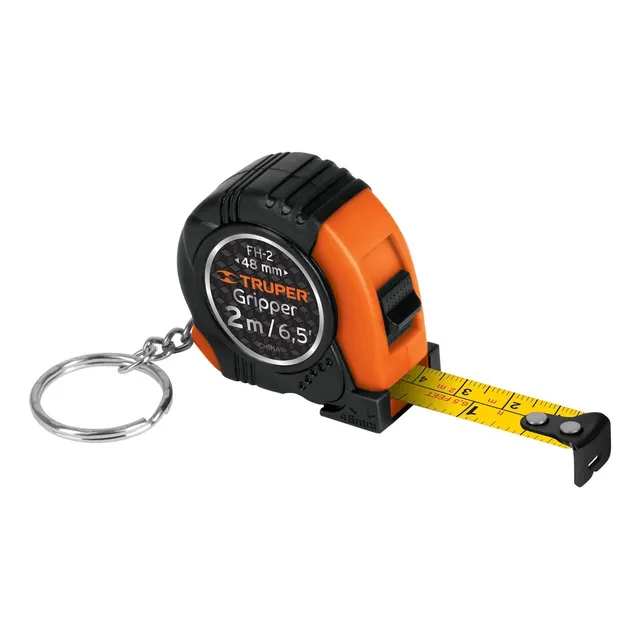 Flexómetro Llavero Mini 2 Metros Cinta Métrica Construccion
