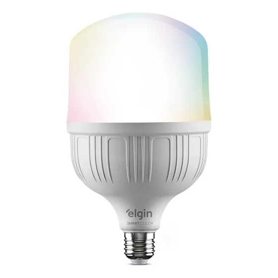 Lâmpada Inteligente Led Bulbo 20w Rgb Smart Color - Elgin 127/220V