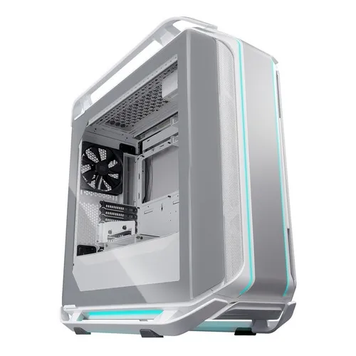 Armario Cmaster C700m para jugadores Cosmos RGB con torre completa, blanco
