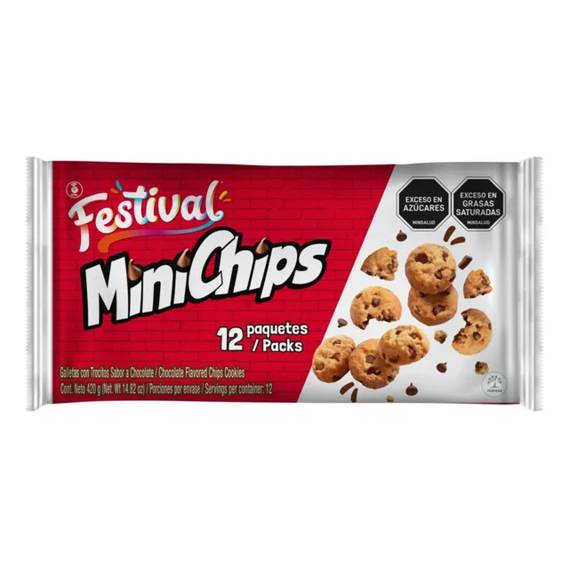 Festival Minichips Pack Con 12 Unidades