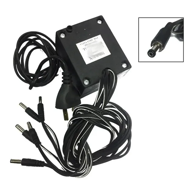 Fuente Regulada P/pedales 5 Salidas 9volt Cod:eso