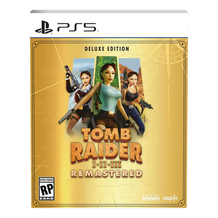 Tomb Raider I-iii Remastered Starring Lara Croft Deluxe Ps5 Tomb Raider I-iii Remastered Starring Lara Croft Deluxe Ps5