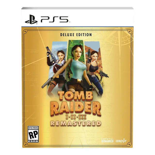 Tomb Raider I-iii Remasterizado  Lara Croft Deluxe Para Ps5