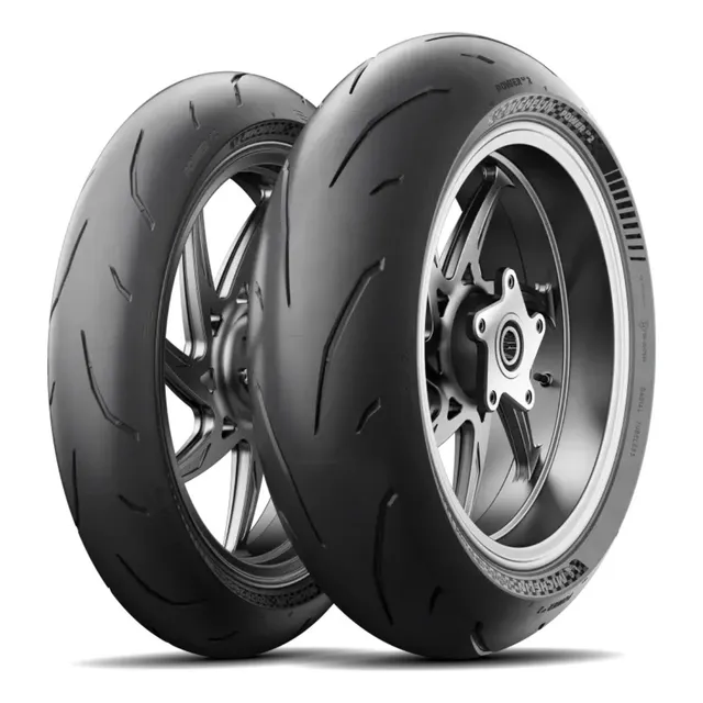 Pneu Power Gp 2 Michelin 120/70 Zr17 + 200/55 Zr17 Tl