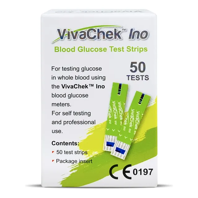 Tiras Reactivas Glucometro Vivacheck Fad O Ino Caja X 50 Und