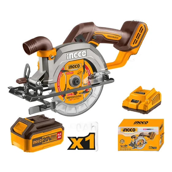 Sierra Circular 20v P20s 140mm C/carg C/bat Ingco Csli14021