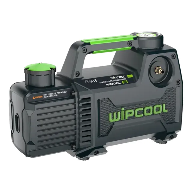 Bomba De Vacio 1/4 Hp 3 Cfm 1 Etapa 150 Micron 110v Wipcool