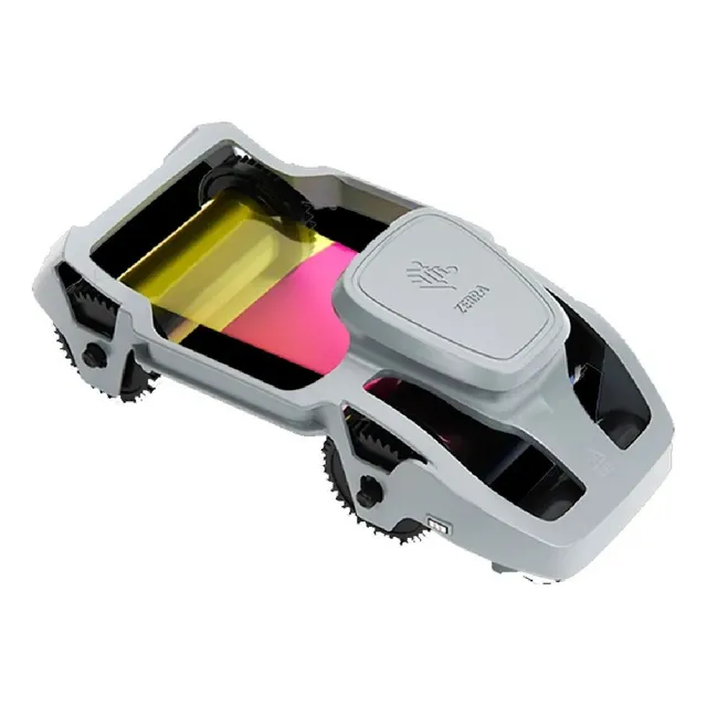 Cinta Ribbon Zebra 800300-350la Ymcko Zc300 Zc100 200imp Tinta Gris