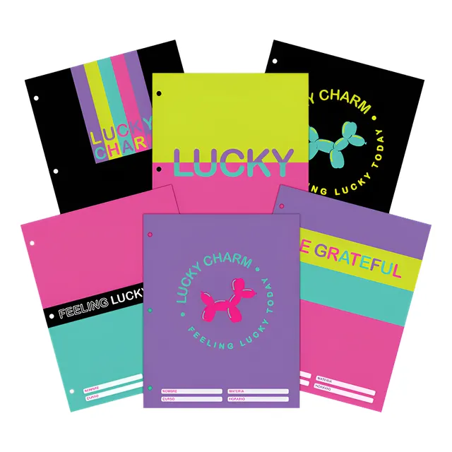 Separadores De Materia Nro 3 Lucky Charm Colores Pasteles