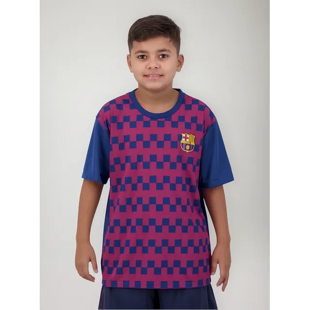 Camisa Barcelona Dominant Juvenil Azul