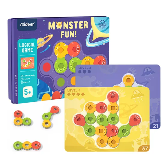 Juego De Lógica Diversión De Monstruos Mideer