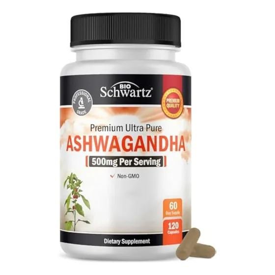 Bioschwartz Ashwagandha Supplements - Cápsulas De