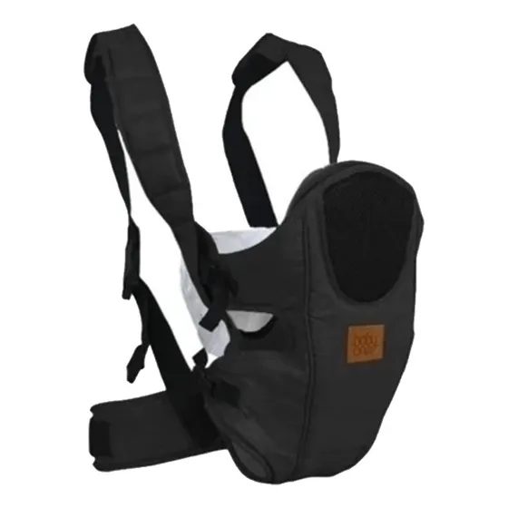 Mochila Portabebe 3 En 1 Go Baby One Duck Baby Bomo004 Color Negro