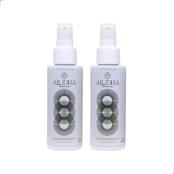 Kit2 Desodorante Natural Vegano Sem Alumínio Parabenos Spray