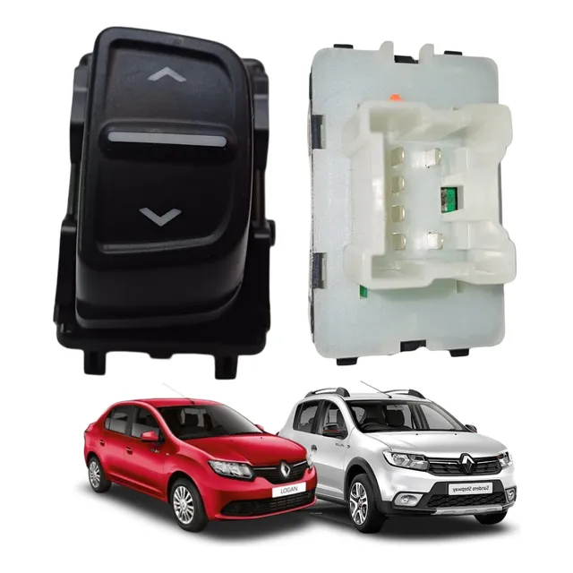Boton Auxiliar Elevavidrios Central Renault  Logan Sandero