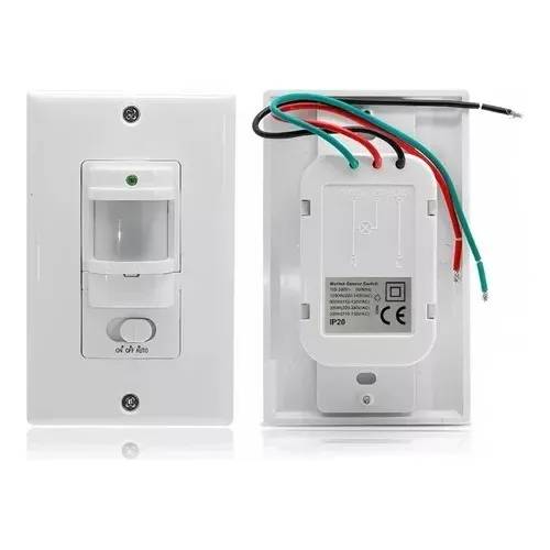 Sensor De Movimiento Infrarrojo 180º Interruptor Pared