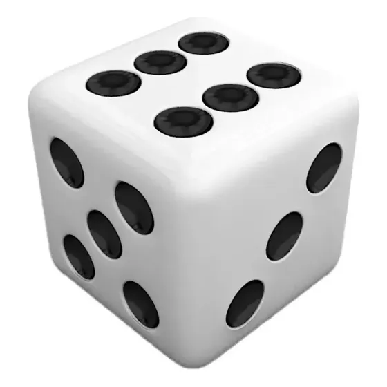 Kit Lote 100 Dados Brancos 6 Faces Jogos Rpg 16mm Conjunto
