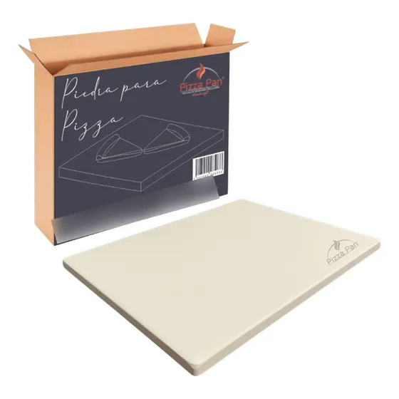 Piedra Para Pizza, Cordierita Refractaria Para Horno 38x30cm