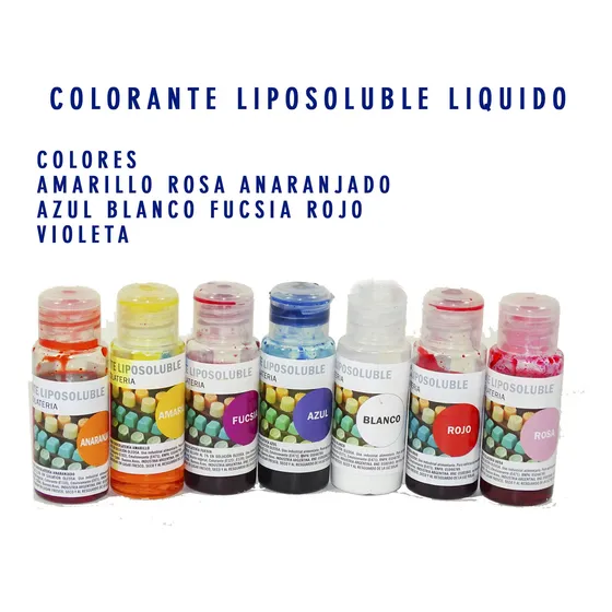Colorante Liposoluble P/chocolate Cotillon Sergio Once