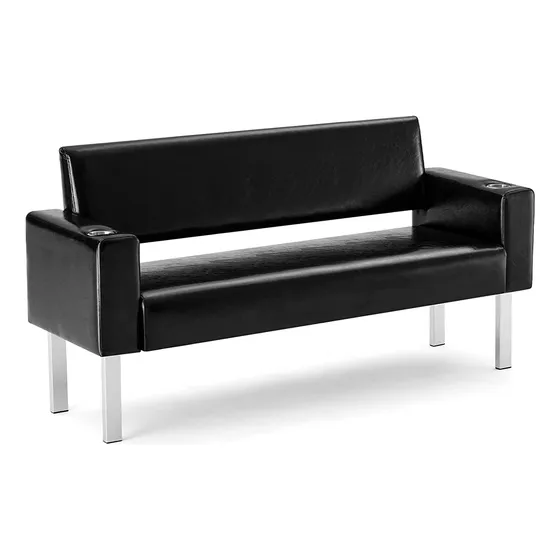 Asiento De Banco De Sala De Espera De Salón Piel Sintética