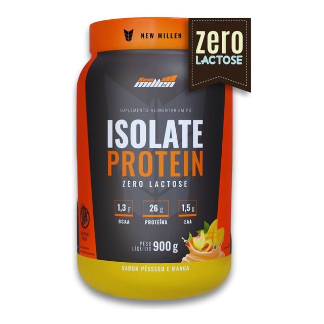 Beef Isolate Protein Zero Lactose New Millen 900g Sabor Pêssego E Manga Beef Isolate Protein Zero Lactose New Millen 900g Sabor Pêssego E Manga