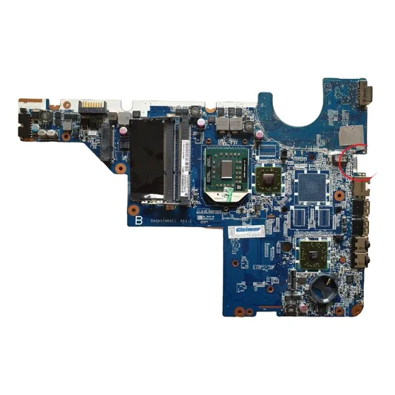 Placa Mãe Note Hp G42 Amd Da0ax2mb6e1 Rev: E S/ Hdmi