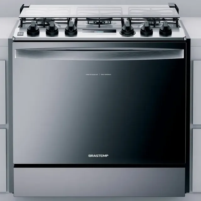 Fogão De Embutir Brastemp 5 Bocas Inox - Bys5pcr