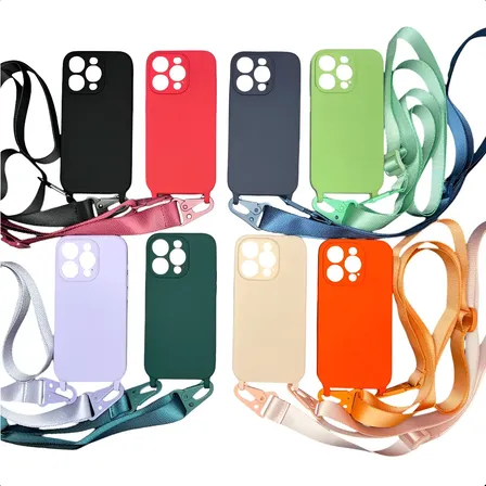 Capa Capinha Com Alça P Pescoço iPhone 11 12 13 14 15 16