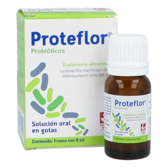 Proteflor Caja Con Frasco Con Gotas 8 Ml Sin Sabor