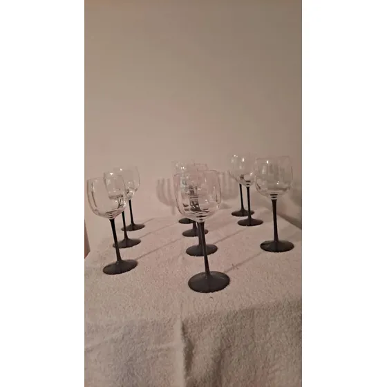 Juego De 10 Copas De Cristal De Murano - Cod-50-00115